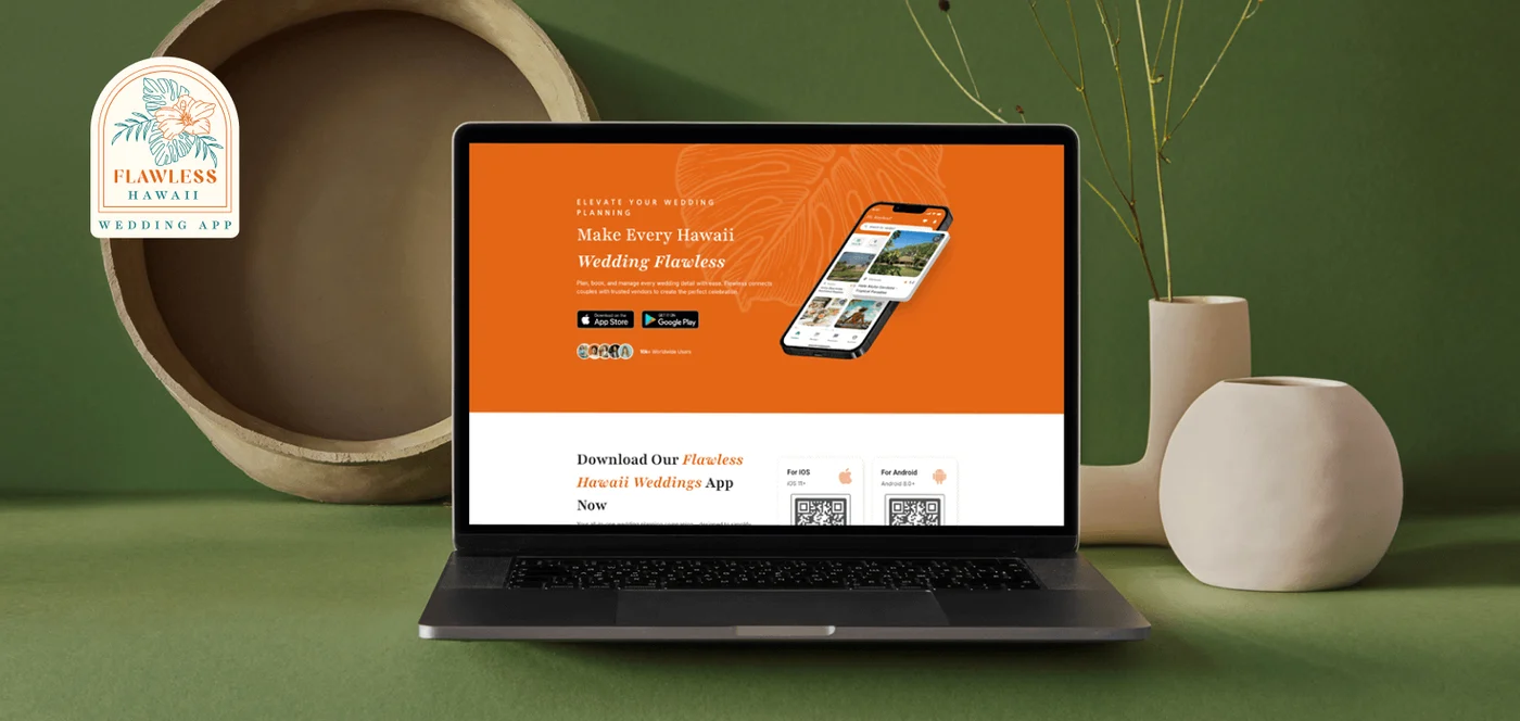 Flawless Wedding App project preview