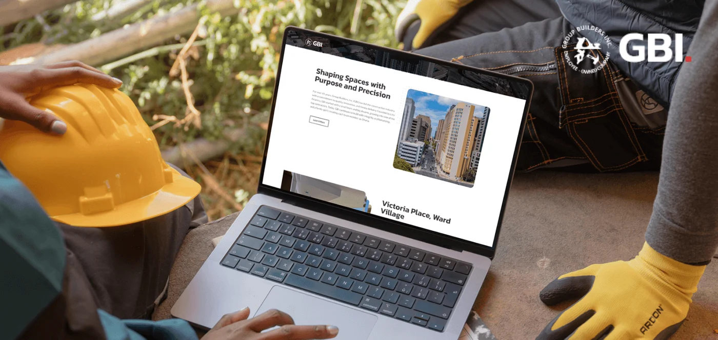 Group Builder Inc. Website project preview