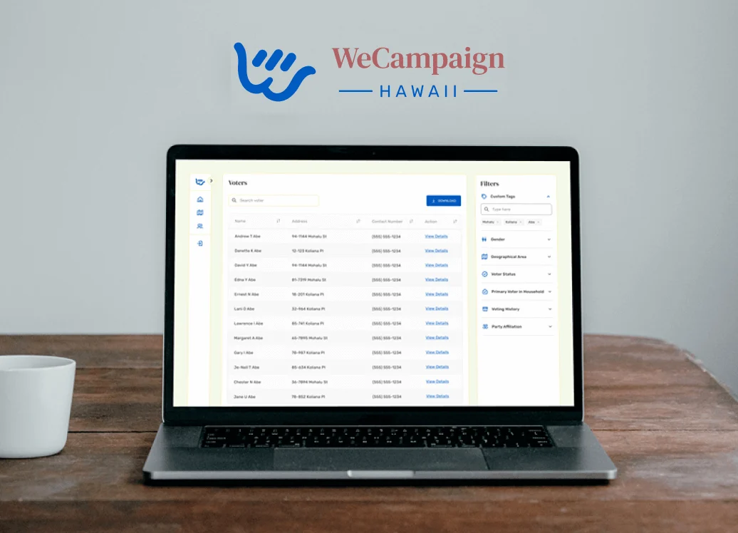 WeCampaign App project preview