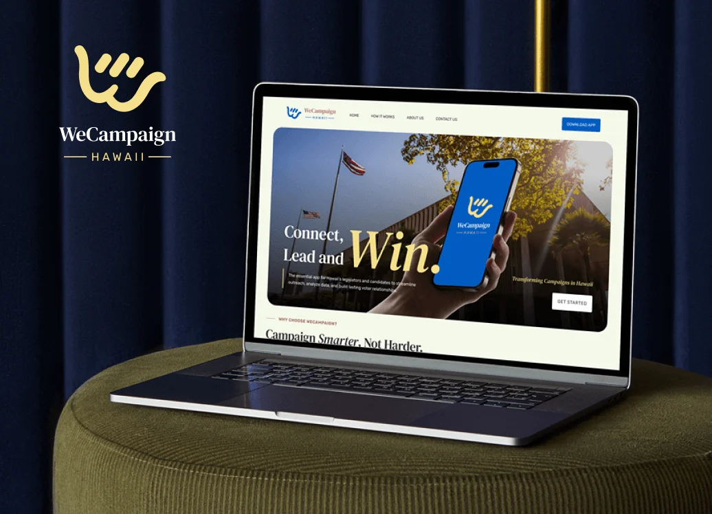 WeCampaign Marketing Site project preview